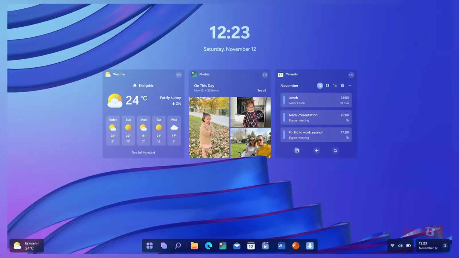 Desktop di Windows 12