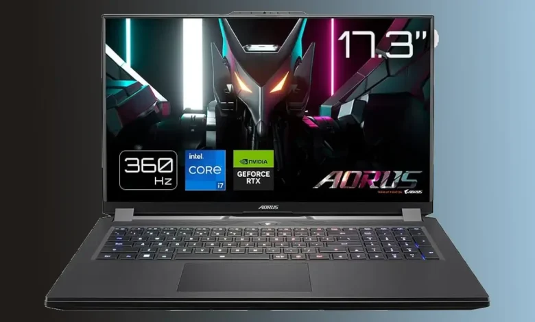 Il laptop da gioco ultra potente AORUS 17H di GIGABYTE con GPU RTX 4080 è in vendita su Amazon