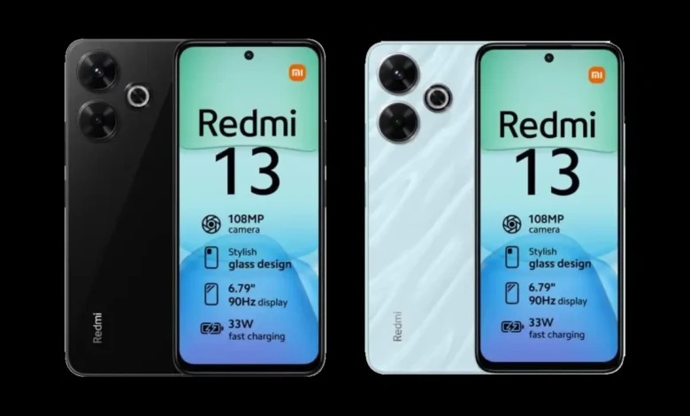 Redmi 13 4G'nin tasarım